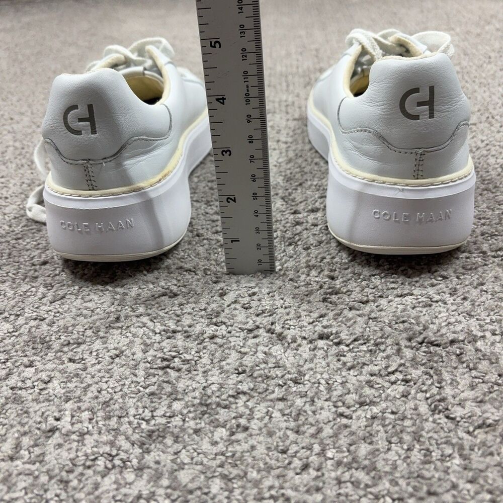 Cole Haan Shoes Womens 8 White GrandPro Leather Sneaker Lace Up Comfort Walking - Picture 11 of 11